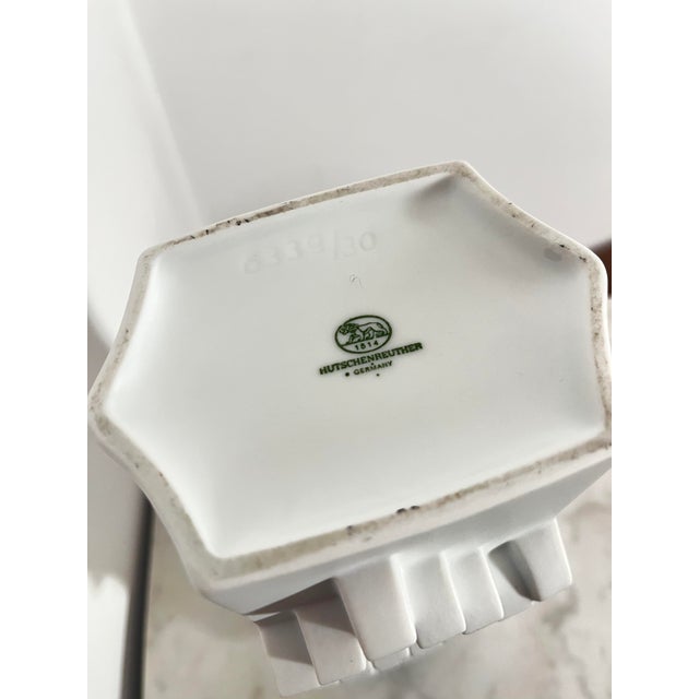 Vintage Bisque Porcelain Vase by Heinrich Fuchs for Hutschenreuther, 1960s For Sale - Image 10 of 14