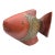 Vintage Hand-Carved Folk Art Fish Sculpture For Sale