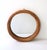 Mid 20th Century Wicker Rattan Round Wall Mirror, Circa 1970s - 1980s For Sale - Image 5 of 10