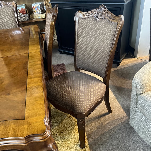 1980s 1980s Karges Dining Table, Bernhardt Chairs For Sale - Image 5 of 10
