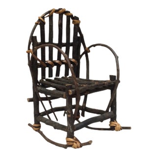 1950s Adirondack Rocker Is So Perfect, You'll Want to Shrink Yourself to Sit in It! For Sale