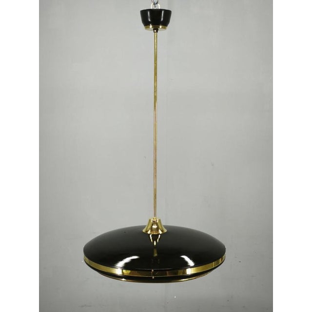 Space Age UFO Glass Pendant Light by Ludib Bratislava, Czechoslovakia, 1960s For Sale - Image 11 of 13