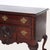 Antique Chippendale Low Boy With Carved Shell & Floral Mahogany C1920 For Sale - Image 4 of 12