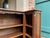 Antique French Corner Bookcase Carved Oak Louis XV Revival Open Shelves C1920 B For Sale - Image 16 of 18
