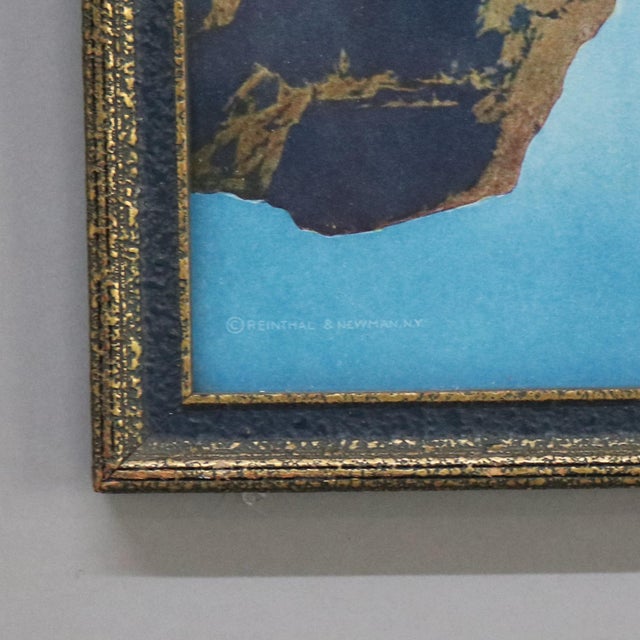 Art Deco Antique Maxfield Parrish Art Deco Print “Evening” Circa 1930 For Sale - Image 3 of 10