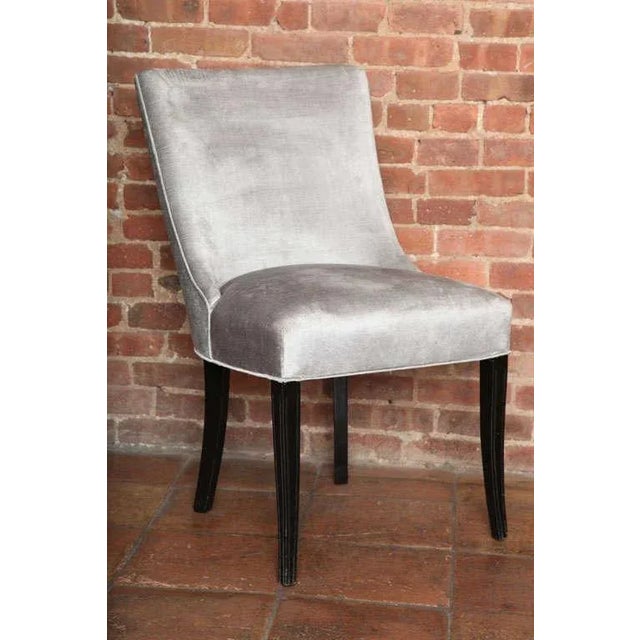 The Mid-Century slipper side chair is in the manner of Billy Haines. It’s elegant and comfortable. Sleek and stylish....