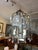 Brown 48 High Large Antique Style Metal Lantern Frosted Glass French Style For Sale - Image 8 of 8
