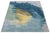Abstract Abstract Cosmic Splash Modern Hand-Tufted Wool Area Rug – Blue, Gold, & Grey For Sale - Image 3 of 10