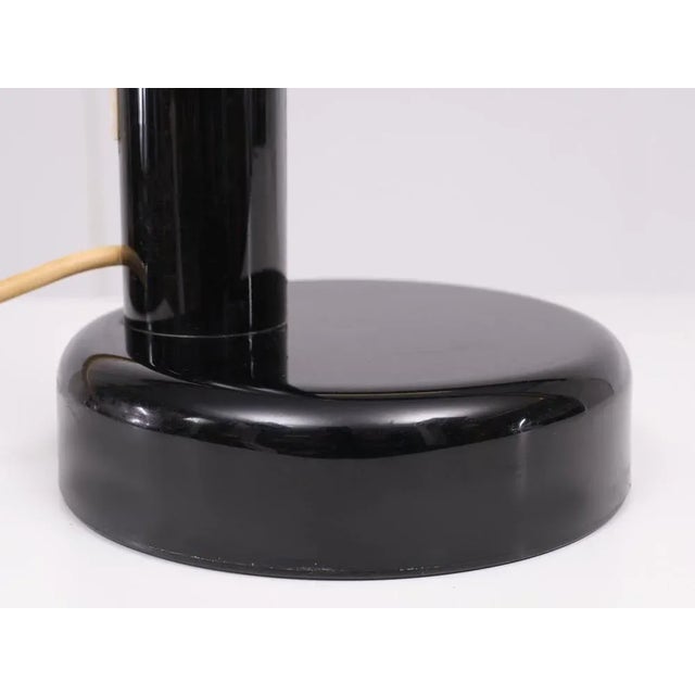 Black Tube Desk Lamp by Anders Phes for Atelje Lyktan, Sweden, 1972 For Sale - Image 3 of 8