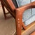 Pair of Ib Kofod Larsen for Selig High Back Sled Chairs Danish Modern New Cushions For Sale - Image 10 of 12