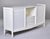 Mid-Century Scandinavian Credenza in White Lacquer For Sale - Image 11 of 12