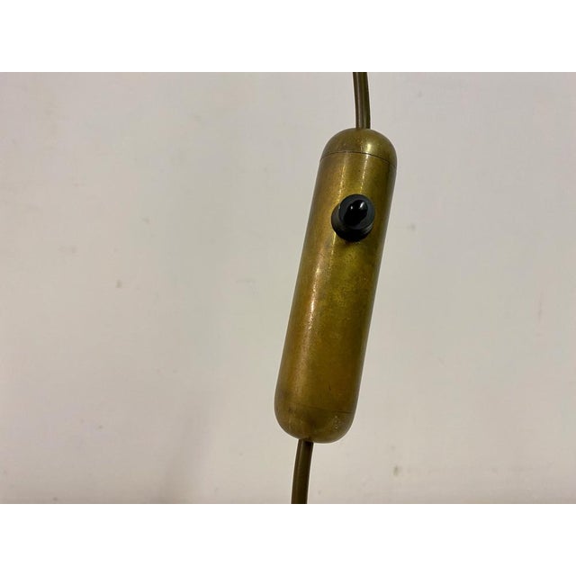 Metal Italian Telescopic Wall Light in Brass and Leather, 1950s For Sale - Image 7 of 16
