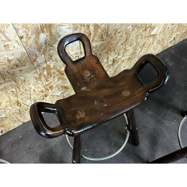 Carl Malmsten Mid-Century Bar Stools Attributed to Carl Malmsten, Sweden, Set of 4 For Sale - Image 4 of 13