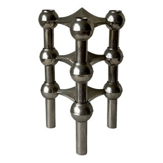 Mid-Century Modular Candleholders by Stoff Nagel. Germany, 1960s, Set of 3 For Sale