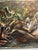 Mid-Century Modern Abstract Botanical Oil on Canvas Painting by Heston For Sale In Greensboro - Image 6 of 7