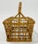 Vintage Woven Rattan Bottle or Glass Caddy For Sale In Kansas City - Image 6 of 7