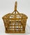 Vintage Woven Rattan Glass or Bottle Caddy For Sale In Kansas City - Image 6 of 7