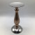 Silver & Rose Gold Anodized Aluminum Pillar Candle Holders - A Pair For Sale - Image 10 of 13