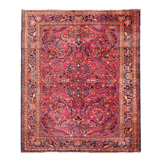 Early 20th Century Persian Lilihan Rug For Sale