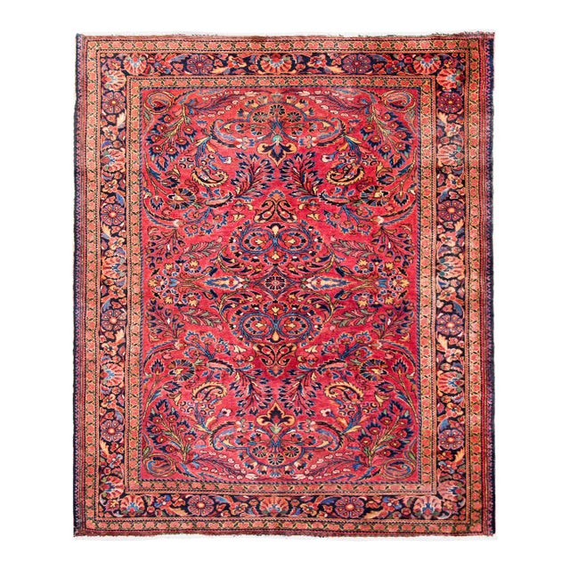 Early 20th Century Persian Lilihan Rug For Sale