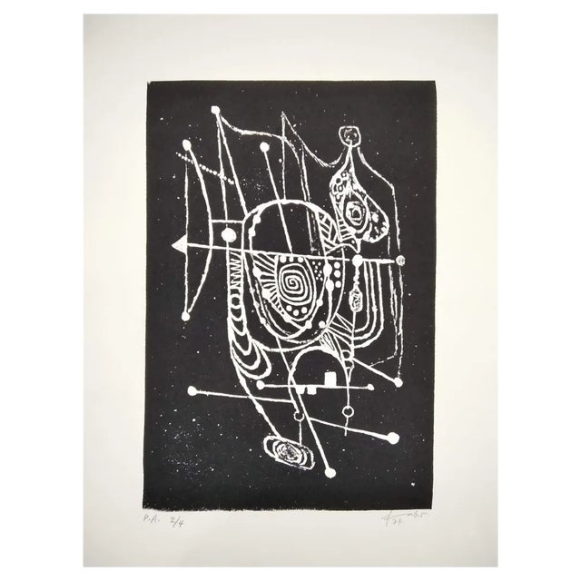 Will Faber, Untitled, 1974, Lithograph on Paper For Sale