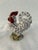 French Country Mid-Century Rooster & Hen Salt & Pepper Shakers, a Pair For Sale - Image 3 of 8