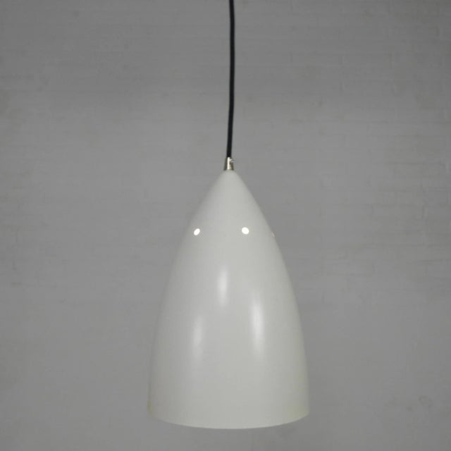 1960s Vintage Hanging Lamp with Aluminum Shade, 1960s For Sale - Image 5 of 13
