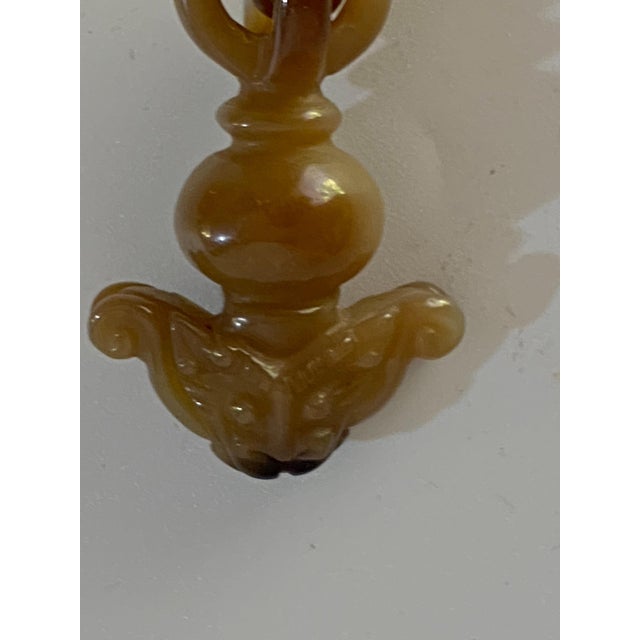 Small Early 20th Century Gray Agate Bell Sculpture, China For Sale - Image 5 of 11