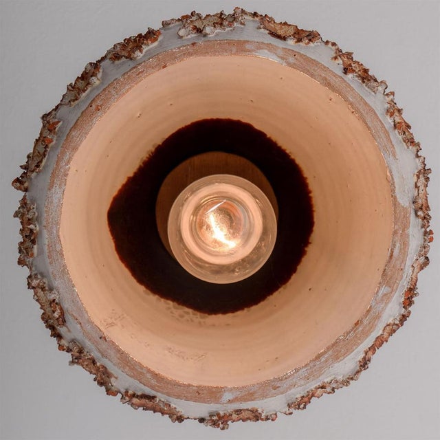 Green Blue Ceramic Pendant Light, Denmark, 1970s For Sale - Image 15 of 18