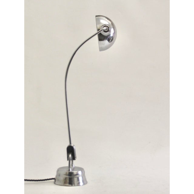 1940s Large Art Deco Model 605 Typewriter Table Lamp by Charlotte Perriand for Jumo For Sale - Image 5 of 14