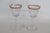 Late 20th Century Paneled Glassware Set Gold Border Crystal Goblets Etched Floral Motif - 18 pcs For Sale - Image 9 of 18