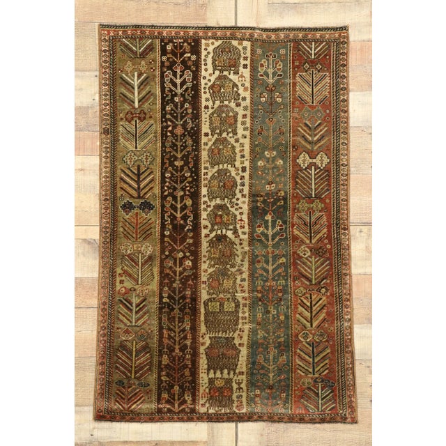 Vintage Turkish Oushak Rug - 02'09 X 04'04 For Sale - Image 9 of 10