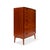 A masterful example of Danish Mid-Century Modern design, this 1960s teak tallboy dresser embodies the harmony of form,...