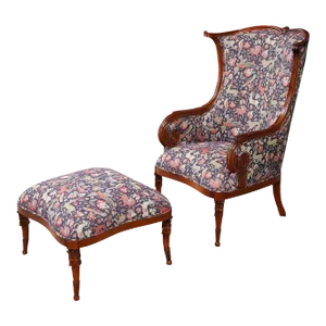 Nlr055sp Niagara Furniture American Fireside Chair and Ottoman