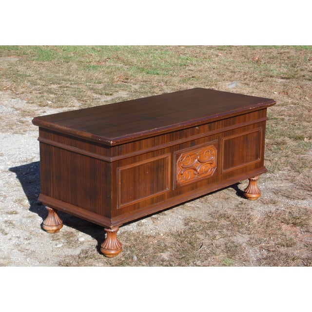Vintage Cavalier Furniture Co. Mahogany & Cedar Hope Chest Storage