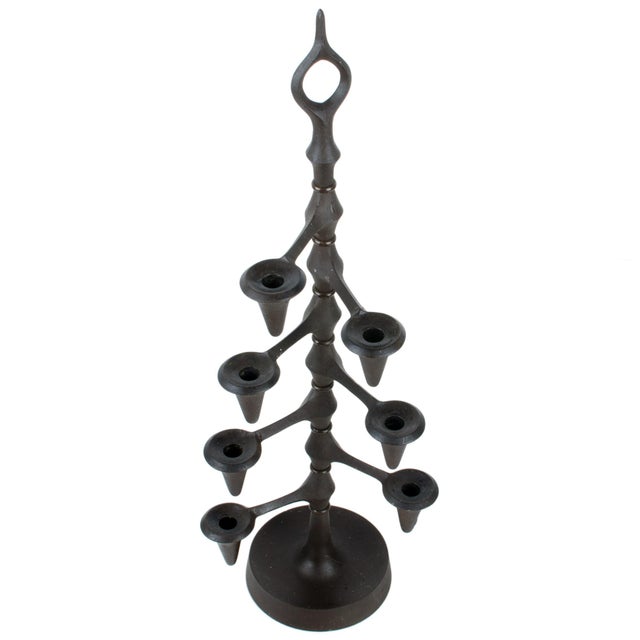 JHQ Jens Quistgaard Dansk Cast Iron Candle Holder Denmark Chairish