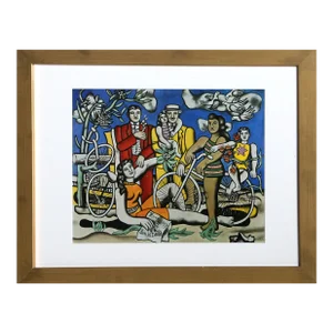 Leisures on Red Bottom, Fernand Leger Poster