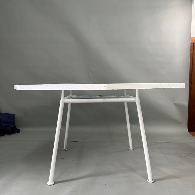 Metal Mid Century Russell Woodard "Sculptura" 5 Piece Patio Set For Sale - Image 7 of 12