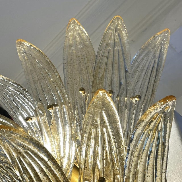 1960s Golden Wall Lights from Barovier & Toso, 1960s, Set of 2 For Sale - Image 5 of 6