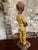 Primitive Cement Sculpture of Boy with Dog, USA, 1945 For Sale - Image 9 of 9
