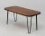1960s Mid Century Modern Hairpin Leg Maple Slab Coffee Table Organic For Sale - Image 4 of 13