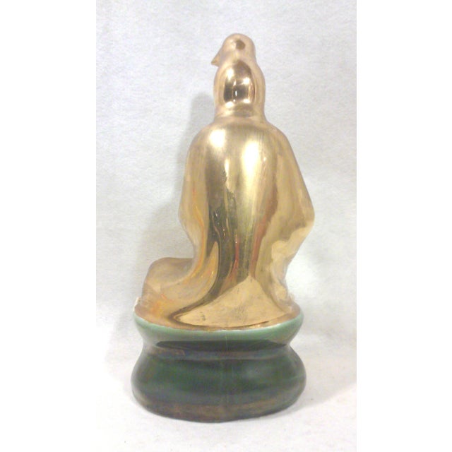 Vintage Asian Modern Porcelain Goddess Statue For Sale In Detroit - Image 6 of 7