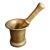 Antique 17th/18th C. Heavy Cast Bell Metal Brass Mortar & Pestle, J. Greenstein Provenance Judaica For Sale