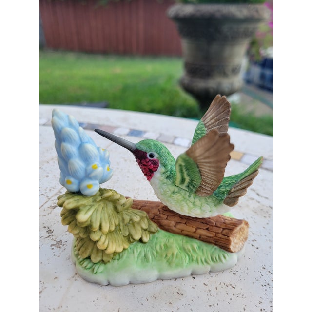 Ceramic Bronson Collectibles - Hummingbird Collection of Seven For Sale - Image 7 of 12