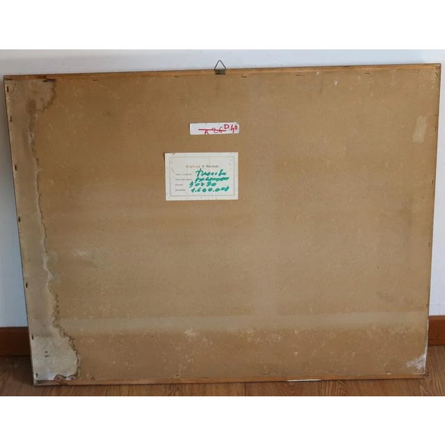 Piero Leo, Mountain Landscape, 1974, Oil on Faesitis For Sale - Image 11 of 13