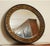 Vintage Oval Wall Mirror in the style of William Yeoward For Sale - Image 3 of 10