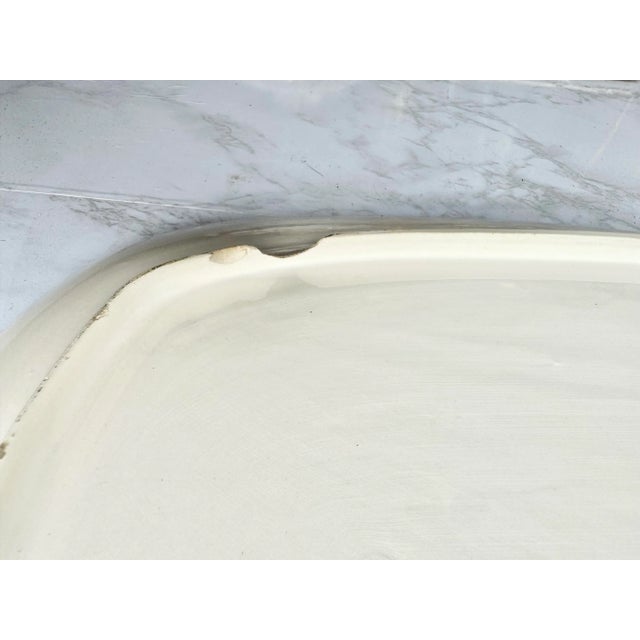 Hand Painted Vintage Italian Pottery Arch of Trajan in Ancona Wall Plate For Sale - Image 12 of 12