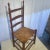 Early American Red Painted Cane Seat Ladder Back Chair For Sale In Boston - Image 6 of 12