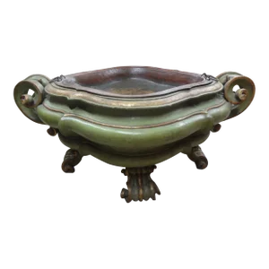 Huge 17th Century Venetian Painted and Parcel Gilt Lavandino