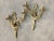 Pair of Large French Louis XV Style Bronze Candle Holders - Sconces For Sale In Miami - Image 6 of 10